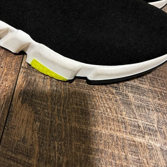 Balenciaga Speed Sneaker Cuffed 'Black and Yellow' - Picture 4 of 8
